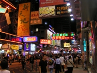 Hongkong Streets at Night